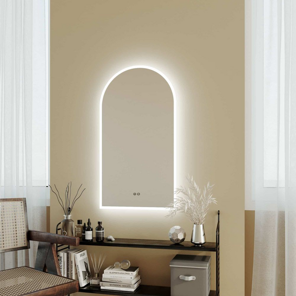 Remer Arch LED Mirror 500mm Frameless