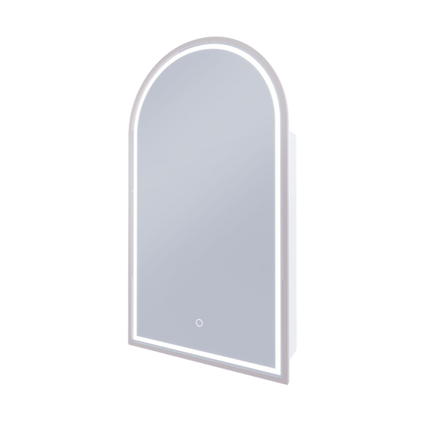 Remer Blanca LED Shaving Cabinet Brits Nickel