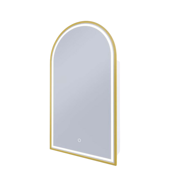 Remer Blanca LED Shaving Cabinet Nordic Gold