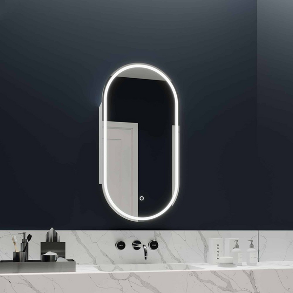 Remer Capsule LED Shaving Cabinet