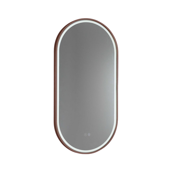 Remer Gatsby LED Mirror 450mm Cuban Bronze