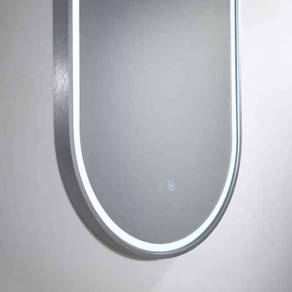 Remer Gatsby LED Mirror 600mm Georgian Metal