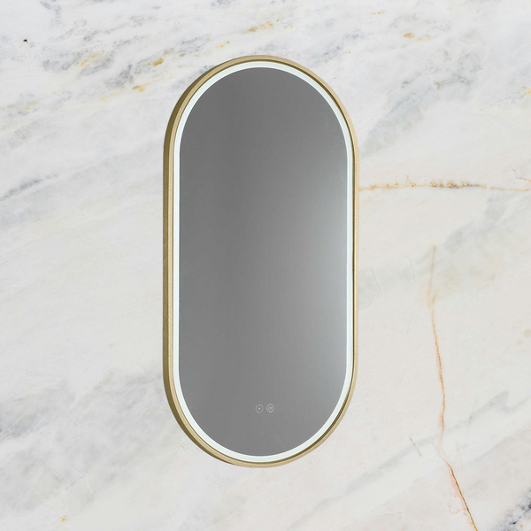 Remer Gatsby LED Mirror 450mm Nordic Gold