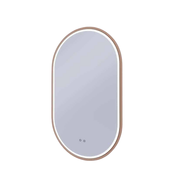 Remer Gatsby LED Mirror 600mm Cuban Bronze