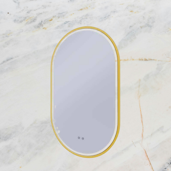 Remer Gatsby LED Mirror 600mm Nordic Gold