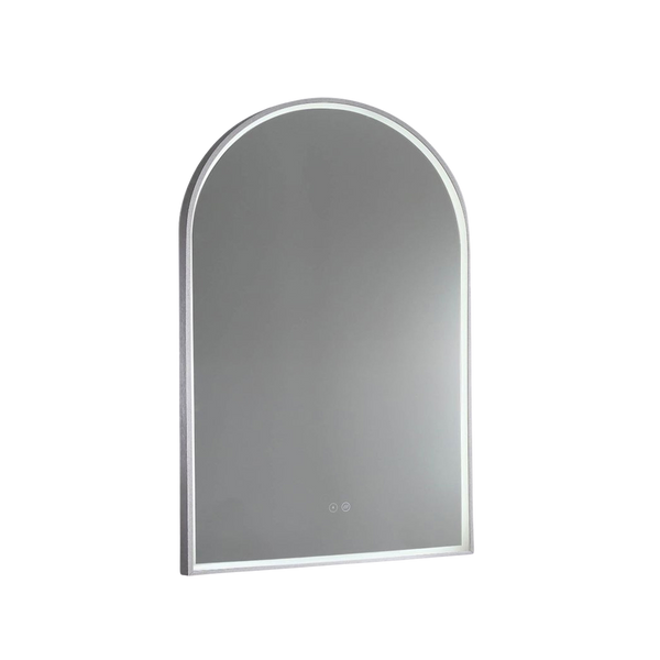 Remer Great Arch LED Mirror 700mm Brits Nickel