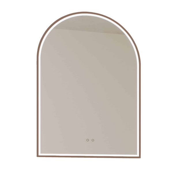 Remer Great Arch LED Mirror 700mm Cuban Bronze