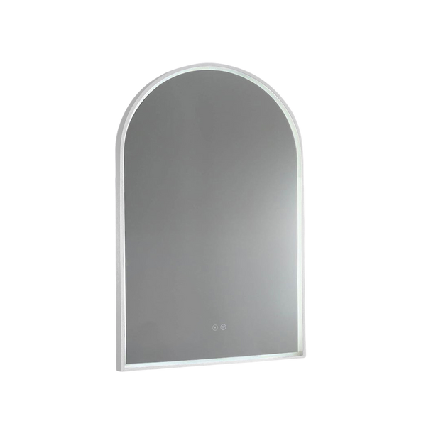 Remer Great Arch LED Mirror 700mm Milano White