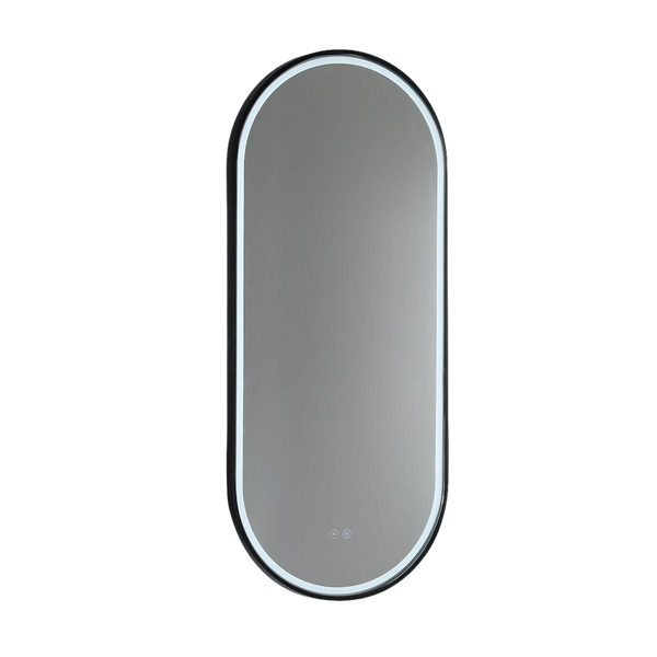 Remer Great Gatsby LED Mirror 1200mm Manhattan Black