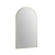 Remer Modern Arch Wall Mirror 510mm Baltic Brass