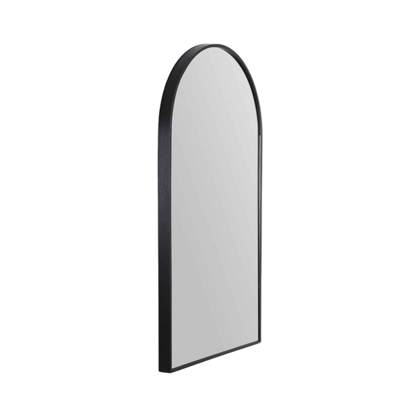 Remer Modern Arch Wall Mirror 510mm Manhattan Black