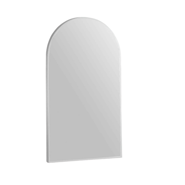 Remer Modern Arch Wall Mirror 510mm Milano White
