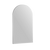 Remer Modern Arch Wall Mirror 510mm Milano White