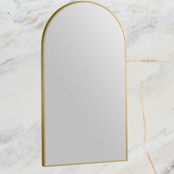 Remer Modern Arch Wall Mirror 510mm Nordic Gold