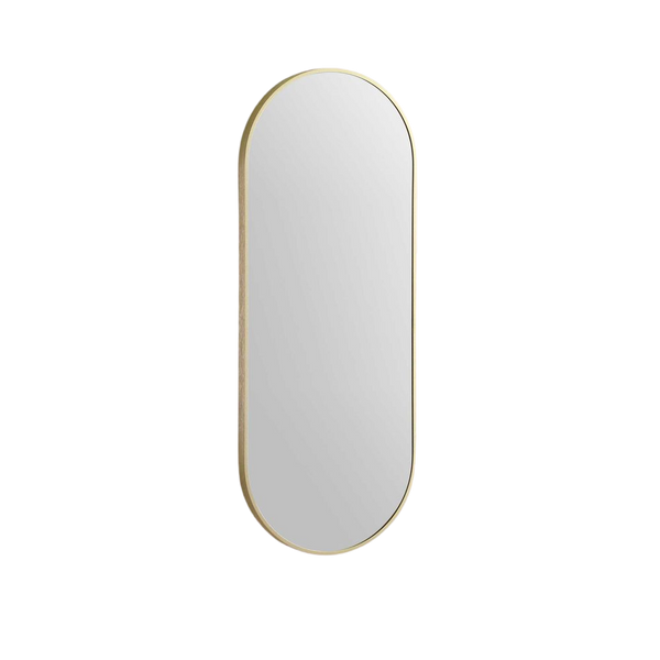 Remer Modern Oblong Mirror 1210mm Nordic Gold