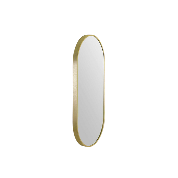 Remer Modern Oblong Mirror 910mm Nordic Gold