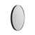 Remer Modern Round Mirror 810mm Manhattan Black
