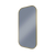 Remer Modern Soft Rectangle Wall Mirror 450mm Nordic Gold