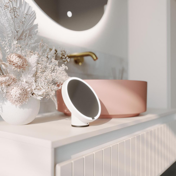 Remer Modern Oblong Mirror 910mm Nordic Gold
