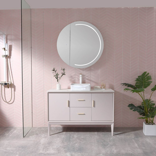 Remer Pearl LED Shaving Cabinet Frameless