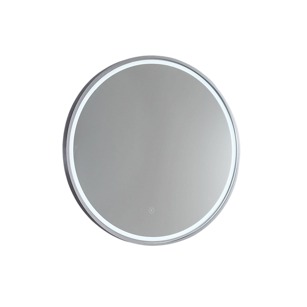 Remer Sphere LED Mirror 600mm Brits Nickel