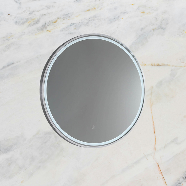 Remer Sphere LED Mirror 600mm Georgian Metal