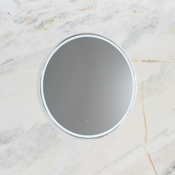 Remer Sphere LED Mirror 600mm Milano White