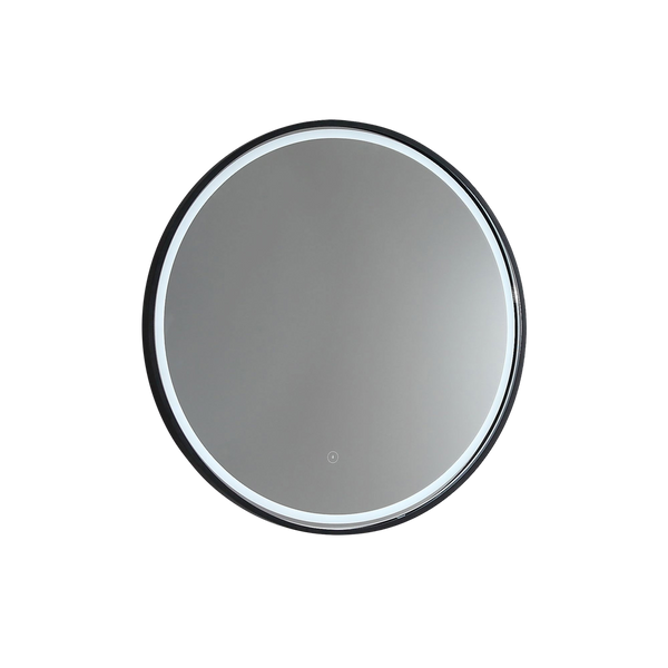 Remer Sphere LED Mirror 600mm Manhattan Black