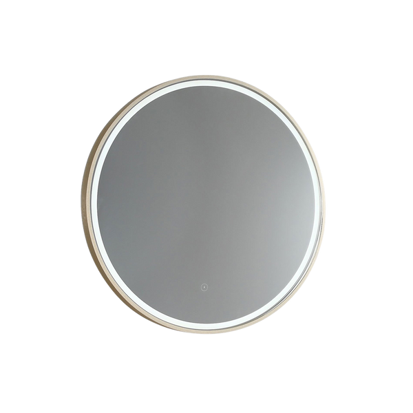 Remer Sphere LED Mirror 800mm Baltic Brass