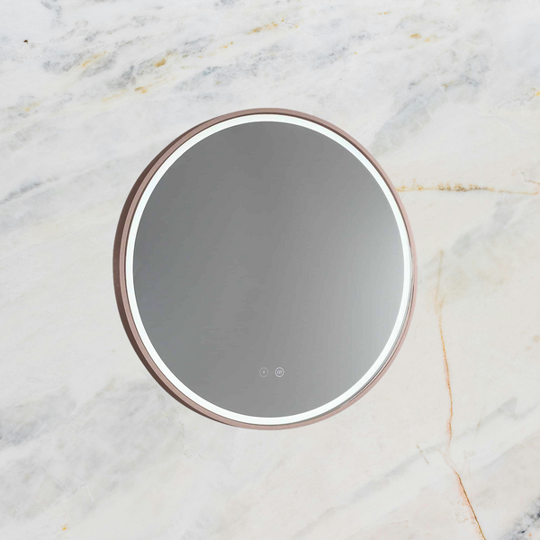 Remer Sphere LED Mirror 800mm Cuban Bronze