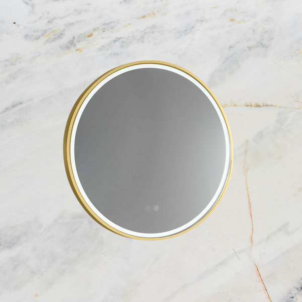 Remer Sphere LED Mirror 800mm Nordic Gold