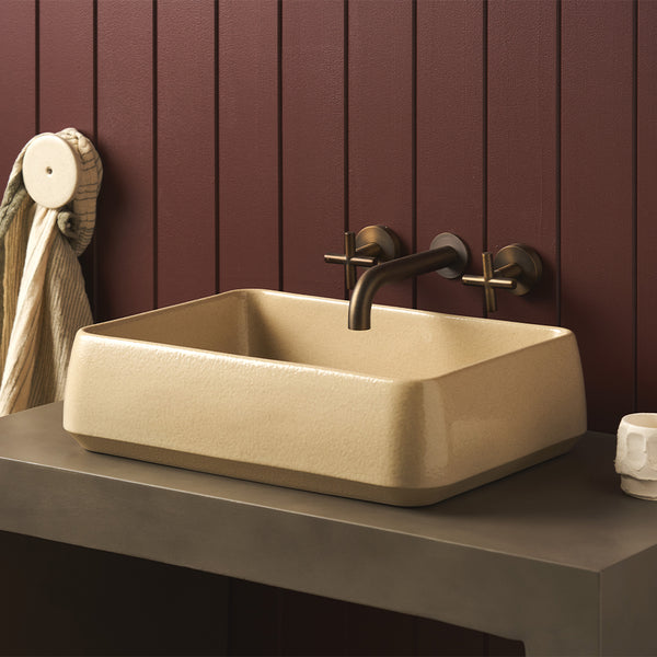 Robert Gordon Kiln 515 Rectangular Hand Basin Sand