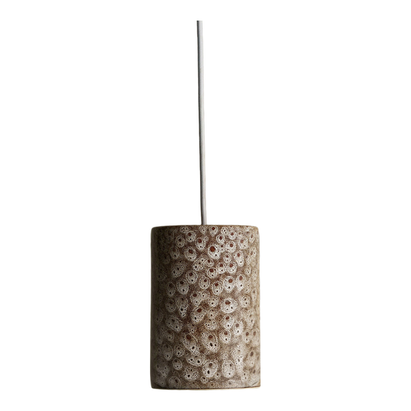 Robert Gordon Large Cylinder Pendant White Ochre
