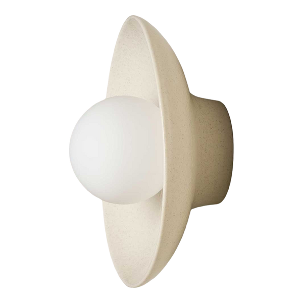 Robert Gordon Dish Wall Sconce Poppyseed