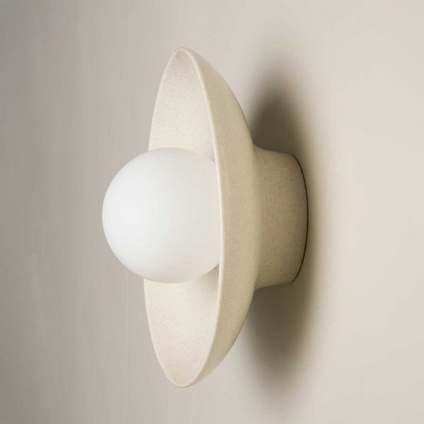 Robert Gordon Dish Wall Sconce Poppyseed