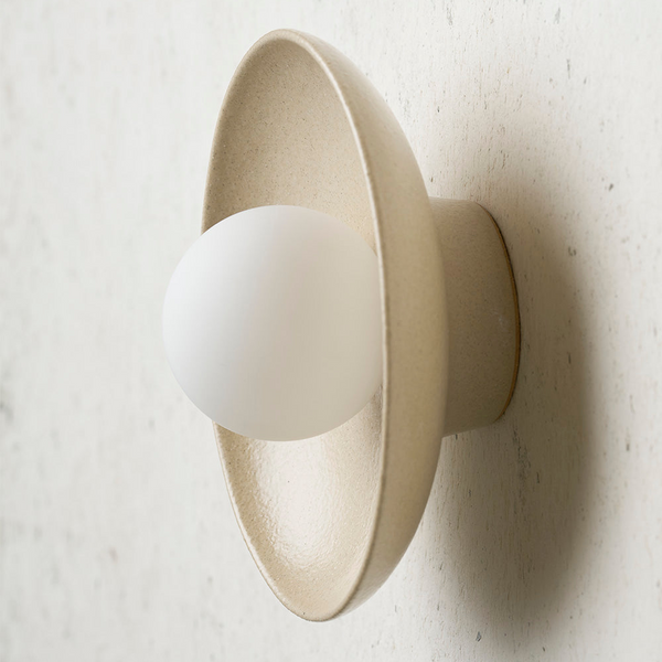 Robert Gordon Dish Wall Sconce Sand