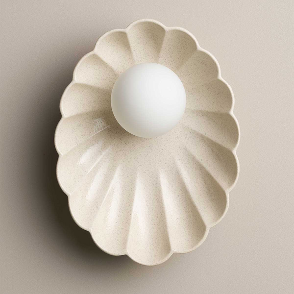 Robert Gordon Oyster Wall Sconce Poppyseed
