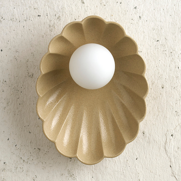 Robert Gordon Oyster Wall Sconce Sand