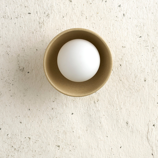 Robert Gordon Bowl Wall Sconce Sand