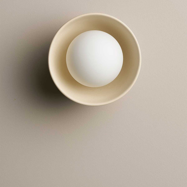 Robert Gordon Bowl Wall Sconce Bone