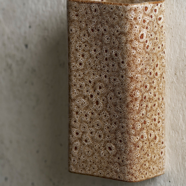 Robert Gordon Box Wall Light White Ochre