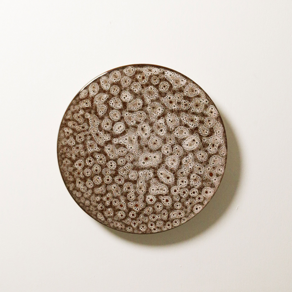 Robert Gordon Large Disc Wall Light White Ochre