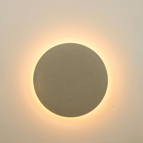 Robert Gordon Small Disc Wall Light Stone