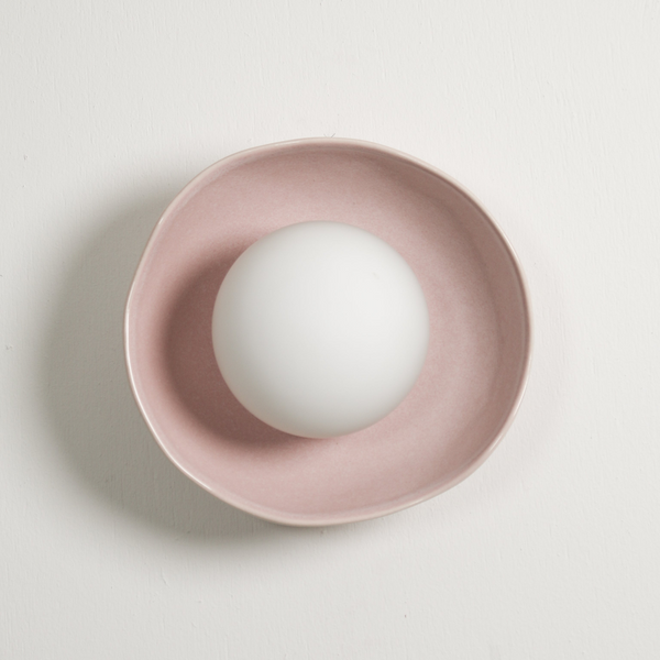 Robert Gordon Shell Wall Sconce Rose Quartz