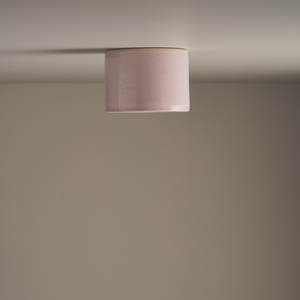 Robert Gordon Short Ceiling Light Rose Quartz