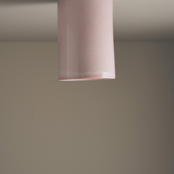 Robert Gordon Tall Ceiling Light Rose Quartz