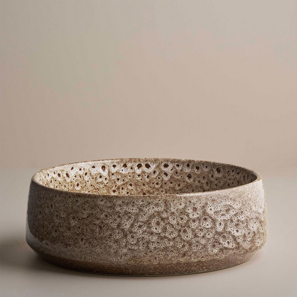 Robert Gordon Kiln 360 Round Hand Basin White Ochre