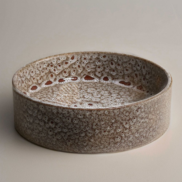 Robert Gordon Clay 400 Round Hand Basin White Ochre