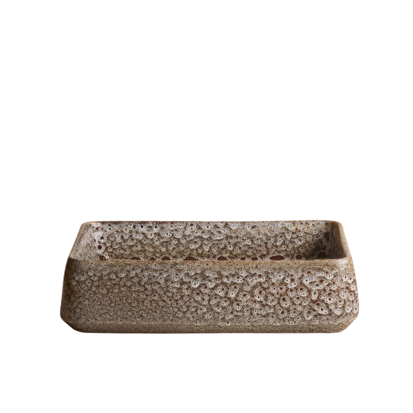 Robert Gordon Kiln 515 Rectangular Hand Basin White Ochre