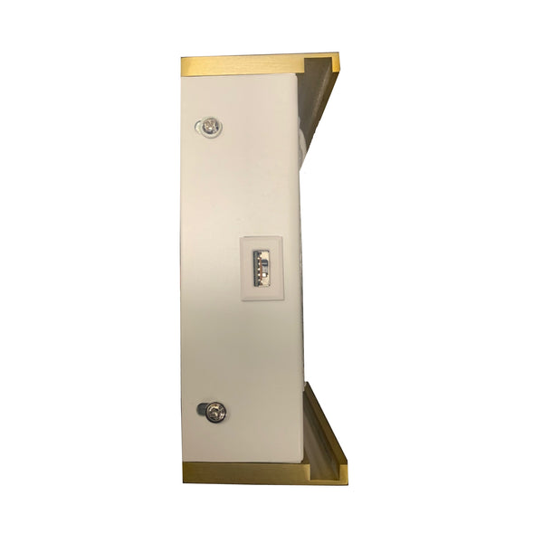 Telbix Saffi 12W Led Wall Light Antique Brass